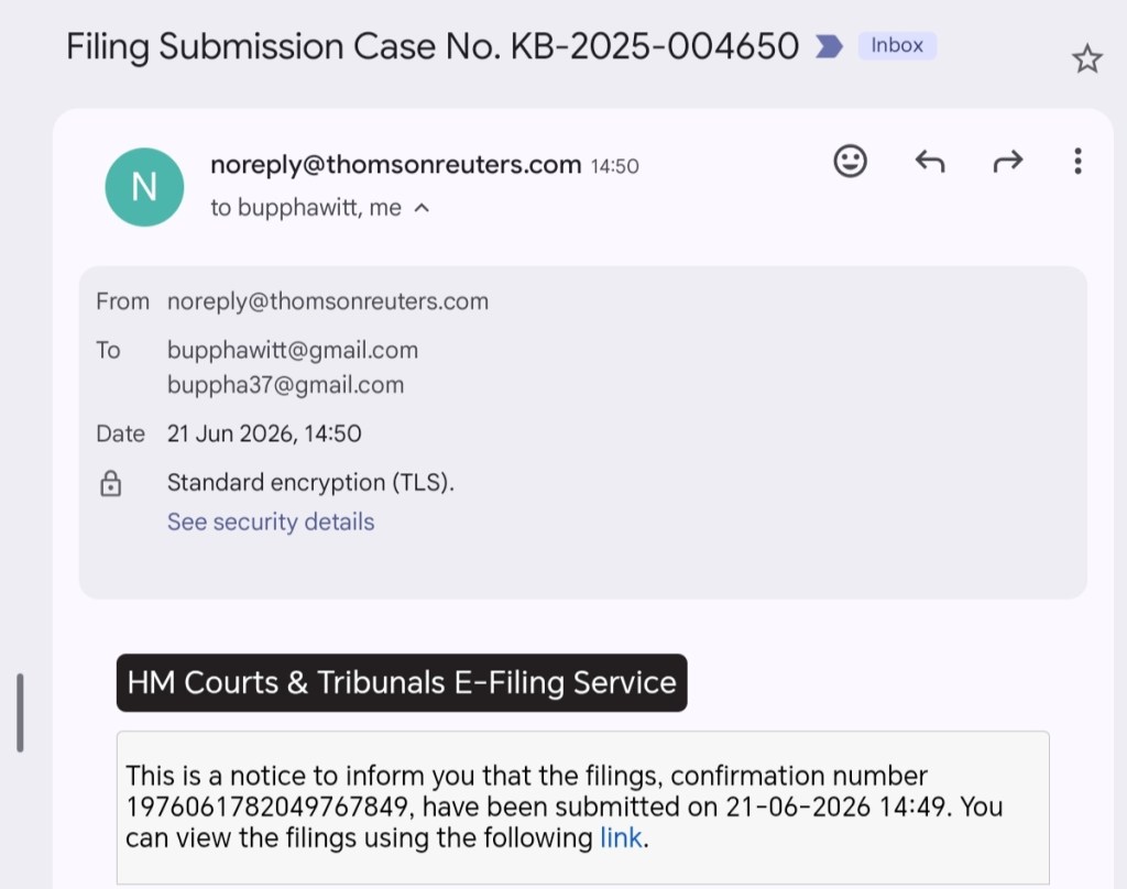 Resubmit My Injunction&nbsp;Application